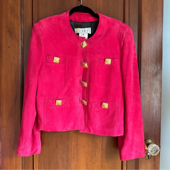 Vintage Suede Boxy Blazer -Laurèl - Picture 1 of 8
